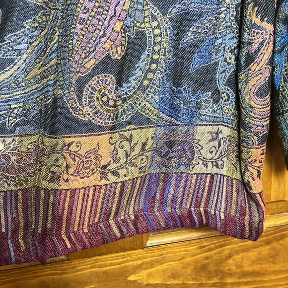 Women's Soft Surroundings Topper / Jacket Size 1X Multicolor and FABULOUS! - Picture 4 of 9